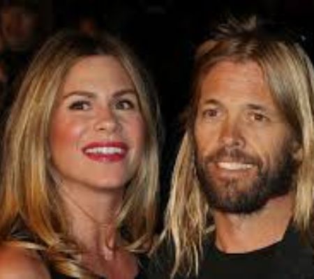 Picture Alison Hawkin with her late husband Taylor Hawkin during an event.